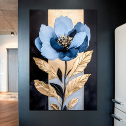 Floral Elegance Midnight Bloom - NicheCanvas