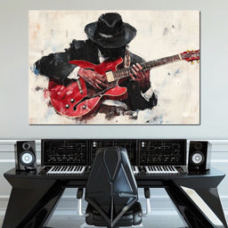 Guitar Groove in Motion - NicheCanvas