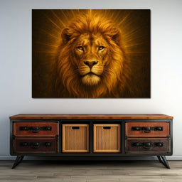 Majestic Radiance of the King - NicheCanvas