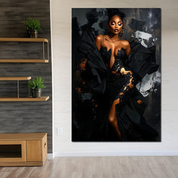 Elegance in Shadow Dance - NicheCanvas