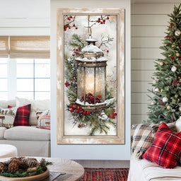 Lantern Glow Winter Enchantment - NicheCanvas