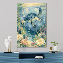 Silent Passage Through The Deep Sea - NicheCanvas