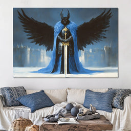 Guardian of the Midnight Realm - NicheCanvas