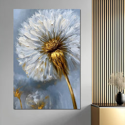 Gilded Dandelion - NicheCanvas