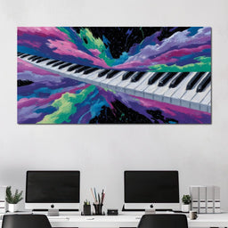 Keys of Celestial Melody - NicheCanvas