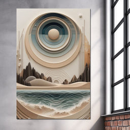 Colorful Modern Art 054 - Johanjjf - NicheCanvas