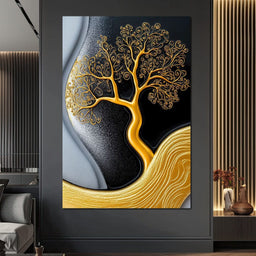 The Gilded Roots - TooplesArt - NicheCanvas