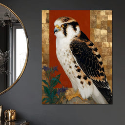 Golden Falcon Majesty - NicheCanvas