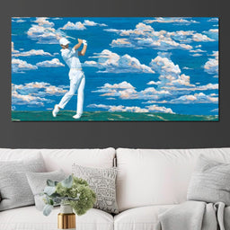 Swinging Through Dream Clouds - NicheCanvas