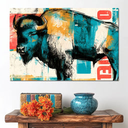 Sturdy Spirit of the Open Range - NicheCanvas