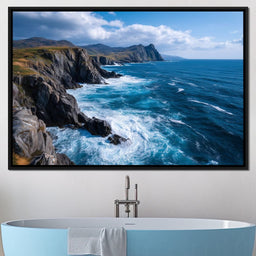Wild Atlantic Cliff Horizon - NicheCanvas