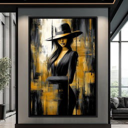 Golden Allure of Mystery - NicheCanvas