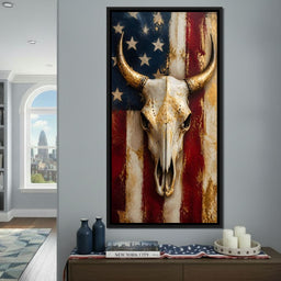 Gilded Horns Of The Republic - NicheCanvas