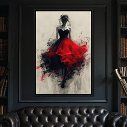 Flame of the Midnight Dance - NicheCanvas