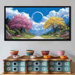 Rainbow Valley Tranquility - NicheCanvas