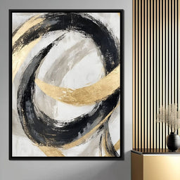 Golden Flow Rhythms - NicheCanvas