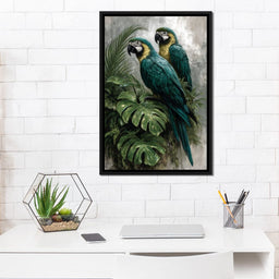 Emerald Jungle Guardians - NicheCanvas