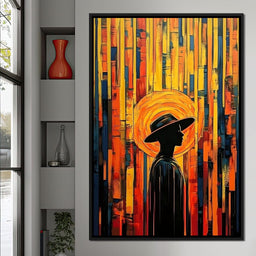 Radiant Silhouette Harmony - NicheCanvas