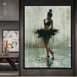 Ballet Dancer's Moment in Time - NicheCanvas