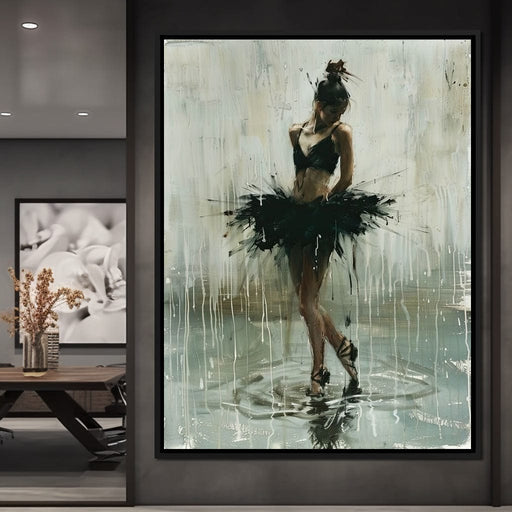 Ballet Dancer's Moment in Time Canvas Print