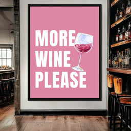 More Wine Please - NicheCanvas
