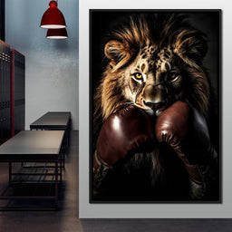 Lionheart Pugilist - NicheCanvas