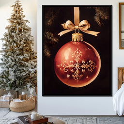 Classic Christmas Bauble Charm - NicheCanvas