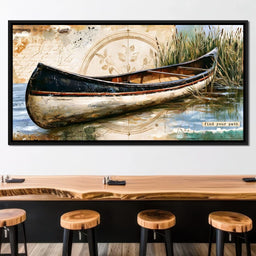 Solitude Upon The Quiet Shore - NicheCanvas