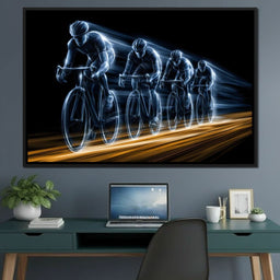 Kinetic Pulse of the Peloton - NicheCanvas