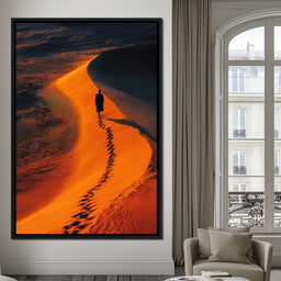 Solitude On Burning Sands - NicheCanvas