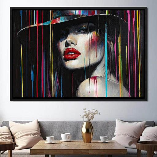 Vibrant Elegance Strokes Canvas Print