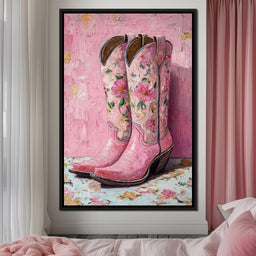 Floral Western Romance - NicheCanvas