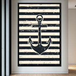 Nautical Stripes Voyage - NicheCanvas