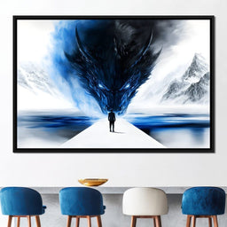 Dragon of Frigid Mountains - NicheCanvas