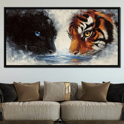 Feline Reflection Harmony - NicheCanvas