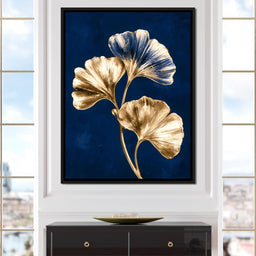 Gilded Leaves Upon The Deep Night - NicheCanvas