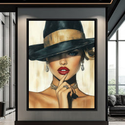 Timeless Allure Portrait Muse - NicheCanvas