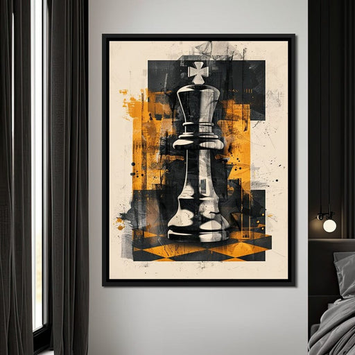 King of Abstract Warfare Canvas Print