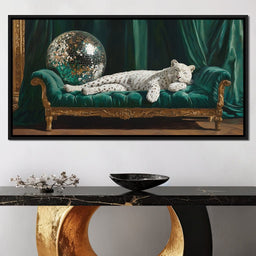 Opulent Disco Dream Leopard - NicheCanvas