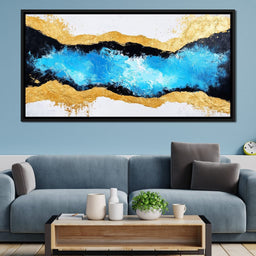 Golden Horizon Drift - NicheCanvas