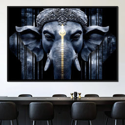 Majestic Ganesha Reverie - NicheCanvas