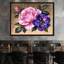 Celestial Rose And Cosmic Petals - NicheCanvas