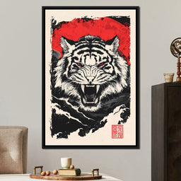 Roaring Tiger Wild Spirit - NicheCanvas
