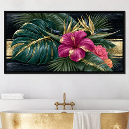 Gilded Petals Beneath The Canopy - NicheCanvas
