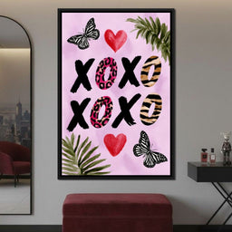 Wild Safari Love XOXO Paradise - NicheCanvas