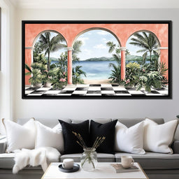 Tropical Archway - NicheCanvas