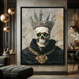 Regal Sovereign of Shadows - Raven Blackwood - NicheCanvas