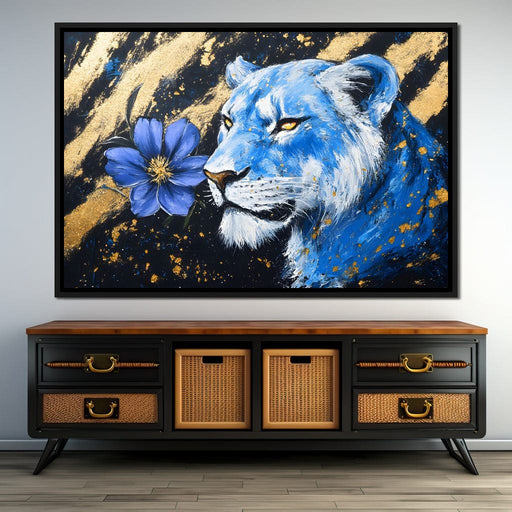 Wild Lioness - Alicia Smith Canvas Print