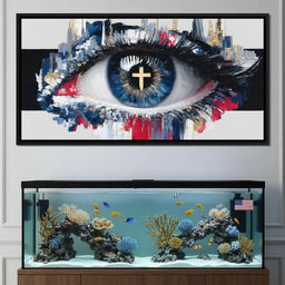 Vision of the Golden Cross - NicheCanvas