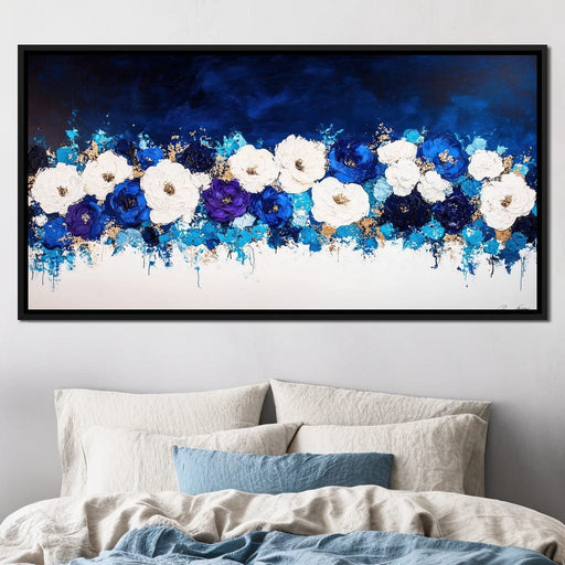 Floral Symphony Nocturnal Canvas Print